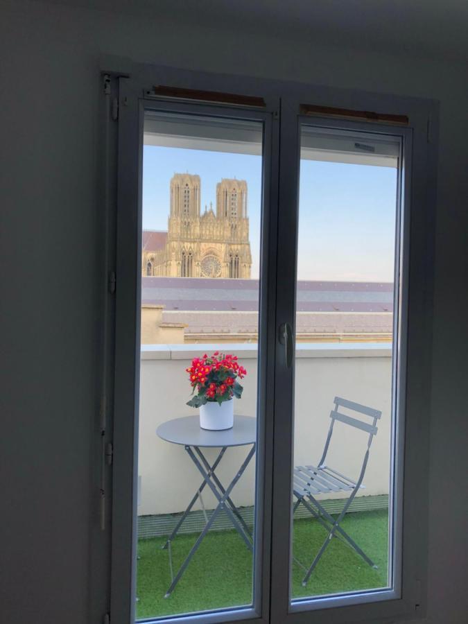 ריימס Studio Cosy Vue Cathedrale מראה חיצוני תמונה