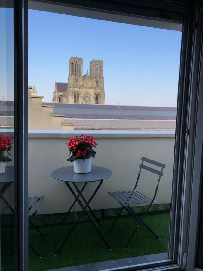 ריימס Studio Cosy Vue Cathedrale מראה חיצוני תמונה